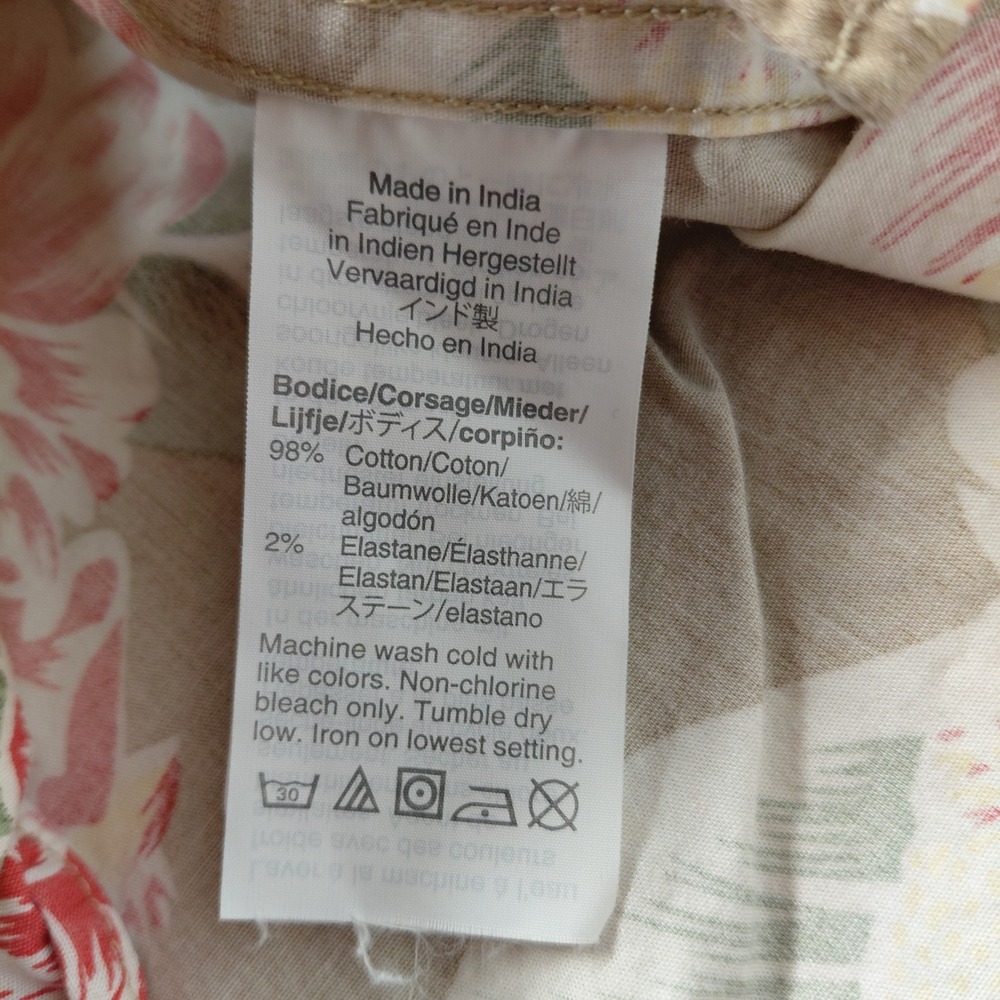J.‎ Crew Flex Washed Men's Size L Slim Hawaiian Floral Short Sleeve Button Shirt - Picture 5 of 7